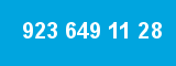 923 649 11 28 923 649 11 28